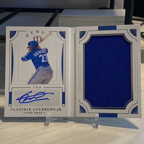 2019 National Treasures Vladimir Guerrero Jr. Vertical Booklet RPA /99 Jumbo