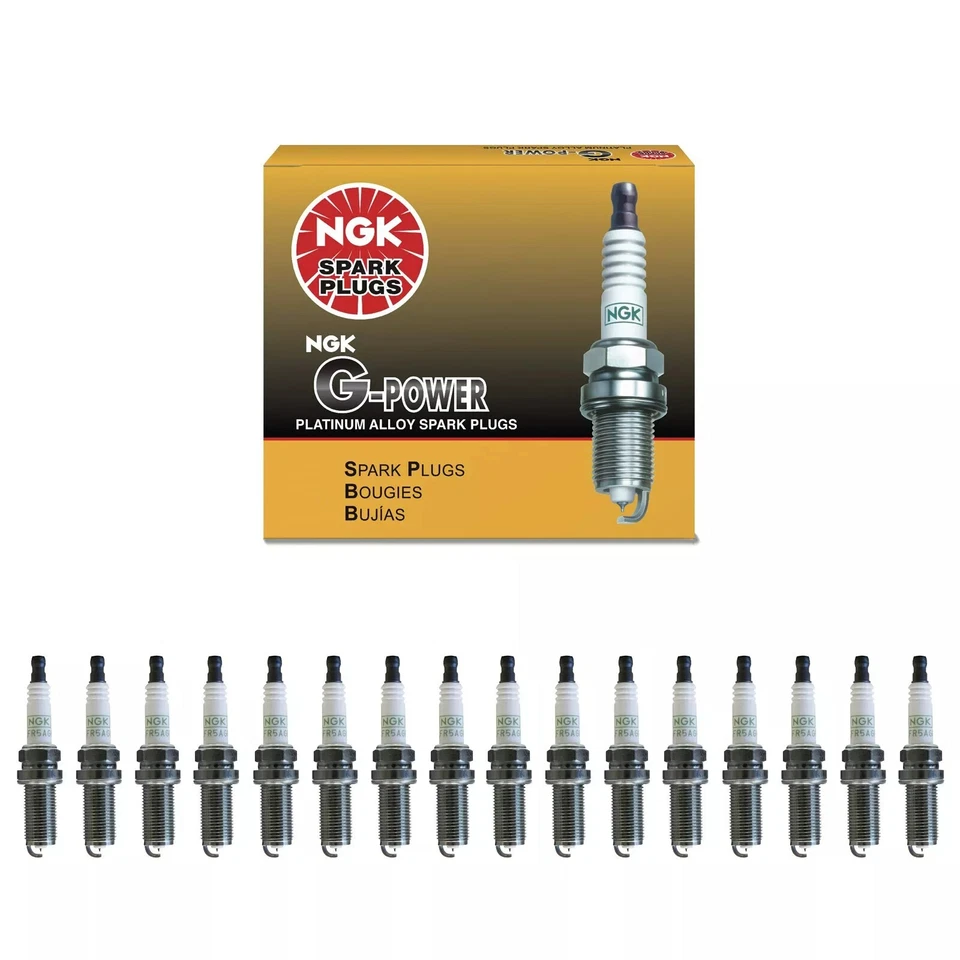 Velas de ignição NGK "PLATINUM" (conjunto de 16) para 2011-2015 RAM 1500 2500 5.7L V8 - Imagem 2 de 2