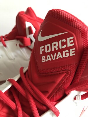 Nike Force Savage Elite Pro TD Red White Football Cleats 918346-160 Mens SIZE 15 s-l400.jpg main image 3