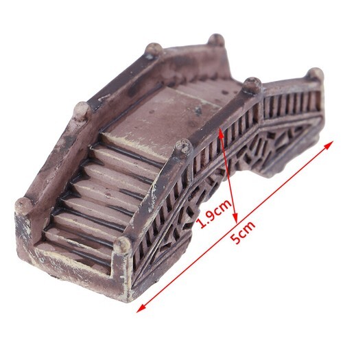 1PC Mini Bridge Home Ornaments Figurines DIY Aquarium/Dollhouse Decoration - Bild 1 von 12