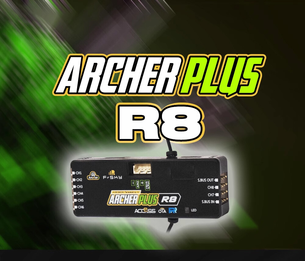 R8 Rover Receiver Frsky Receivers FrSky Archer Plus R8 Receiver – 8CH, Dual Antenna ...