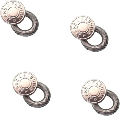 4 Stück Hosenbunderweiterung Knopf, Hosenknopf Erweiterung, Taille Extender Elas