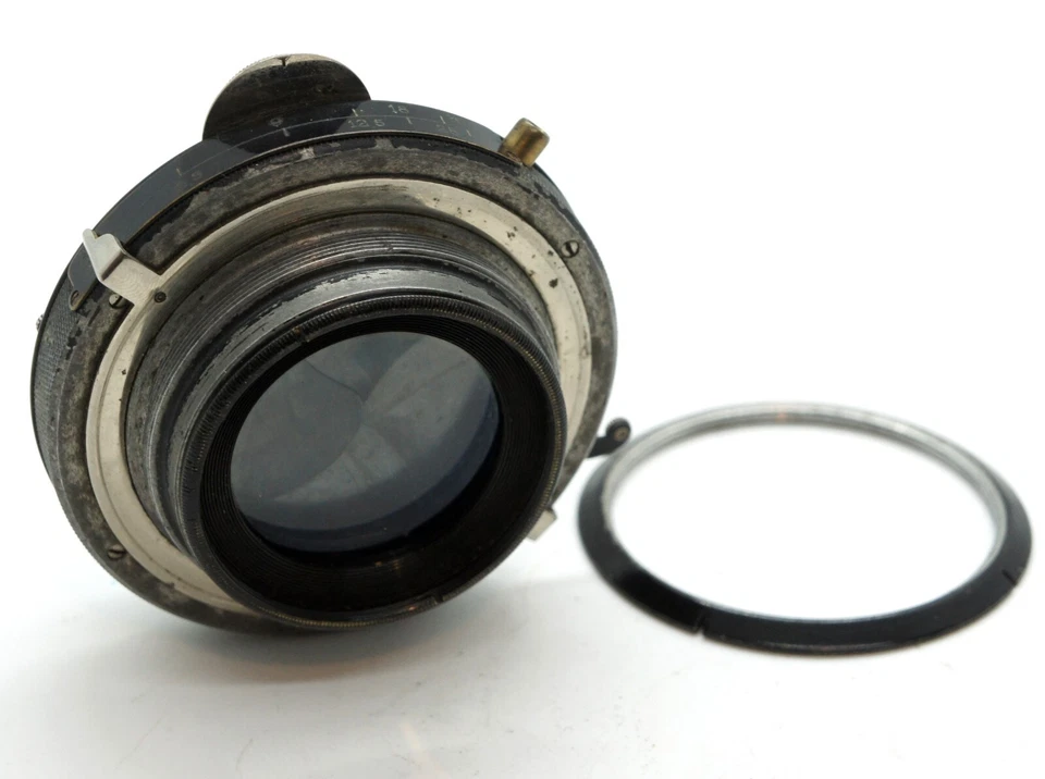SCHNEIDER KREUZNACH XENAR 4.5/18 cm Large Format lens COMPUR shutter COVERS 5x7" - Image 3 of 3