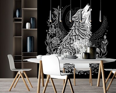 3D Gray Wolf Pattern A5291 Wallpaper Wall Murals Removable Self-adhesive Amy 24