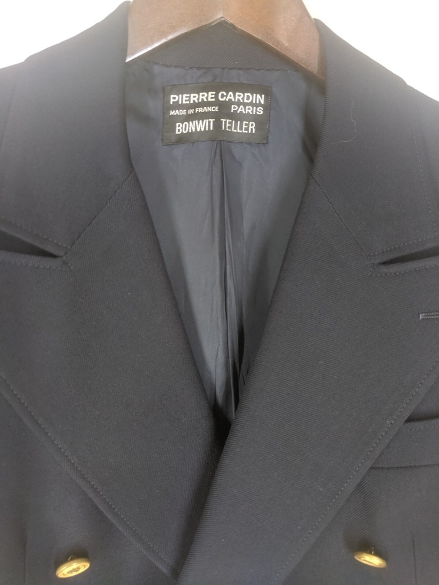 Pierre Cardin Vintage Made In France Double Breasted Blazer
