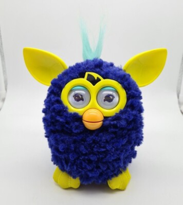 Furby 2012 dunkel Blau Hasbro Voll Funktionsfähig Gepflegter Zustand Interaktiv