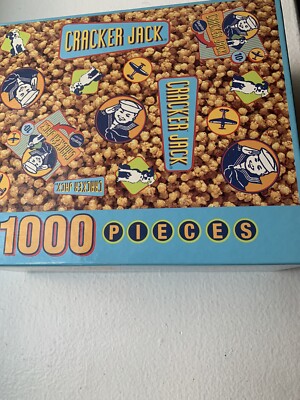 CRACKER JACK PUZZLE 1000 PIECES SAILOR JACK AND BINGO 2003  NEW& SEALED