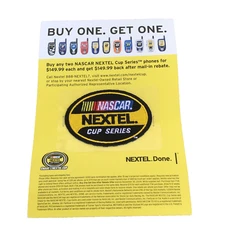 NASCAR NEXTEL CUP SERIES 3" x 2" EMBROIDERED SEW ON PATCH STOCK CAR RACING NOS