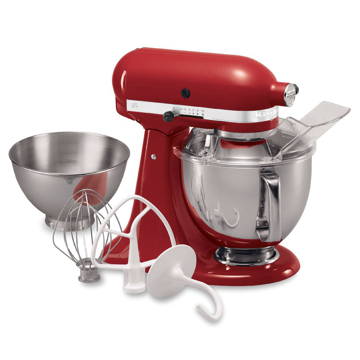 KitchenAid+KSM160+300W+Artisan+Stand+Mixer++Empire+Red for sale online eBay