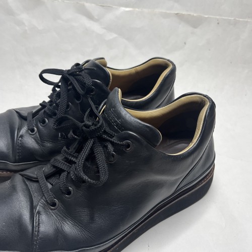 Samuel Hubbard DressFast Dress Sneaker Nero Pelle Casual Cap Toe Uomo Taglia 9,5 - Foto 3 di 12