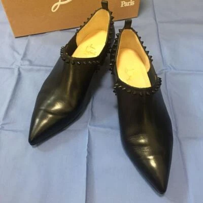 Port Payé Christian Louboutin Bottines VICKY 45 37.5 Noir Femme - Photo 1/4