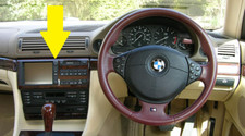 06/1996 to 12/2001 BMW E38 7 Series Sedan - In dash radio with screen  surround