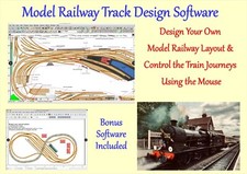 Steam Engine Railway Layouts Design Software -Build Track Plans Model Hornby