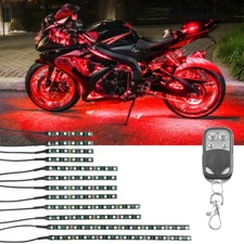Motorcycle RGB LED Strips Light Neon Kits For Suzuki GSXR 600 750 1000 Hayabusa