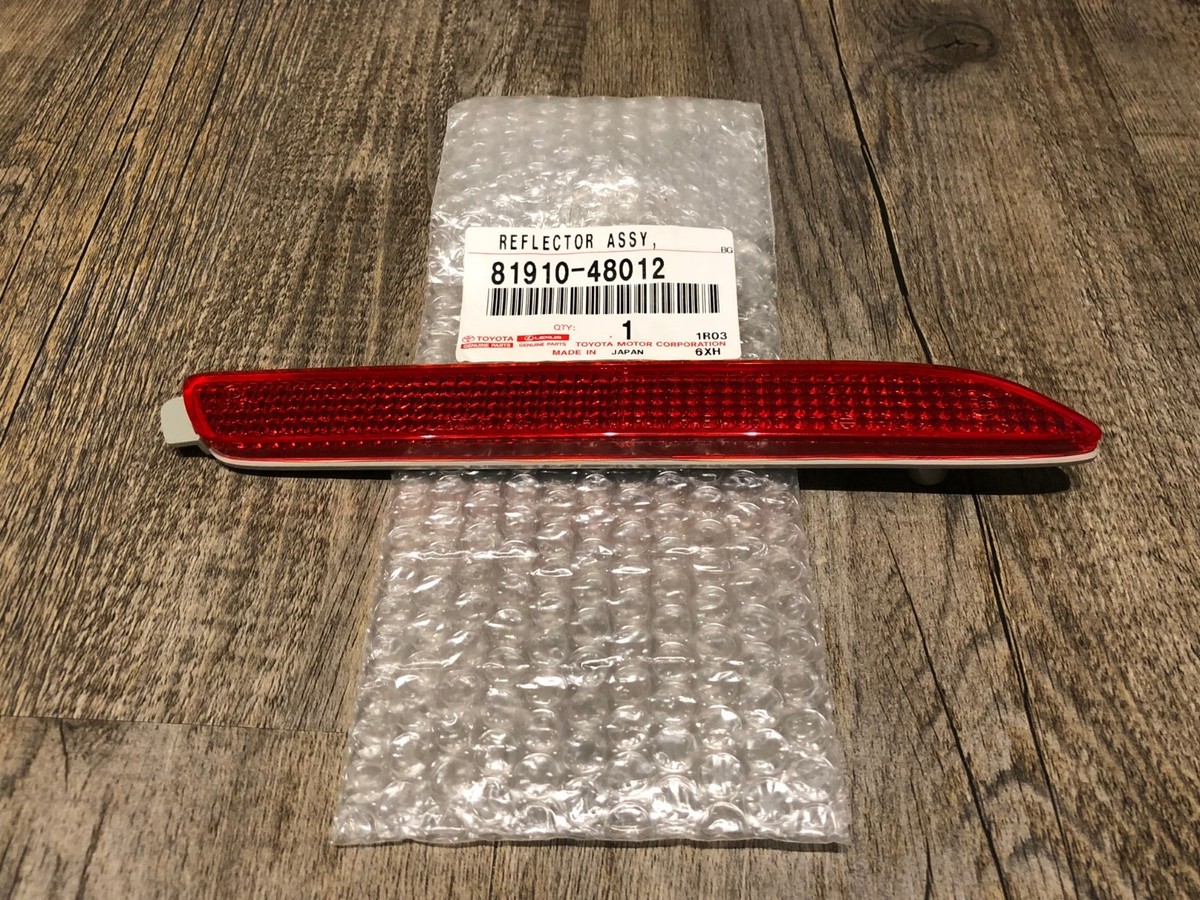 Genuine Toyota Lexus Reflex Reflector Rear RH Side 81910-48012