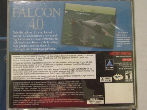 Falcon 4.0 The Benchmark in Flight Sim Technologie ~ PC Spiele - Bild 4 von 4