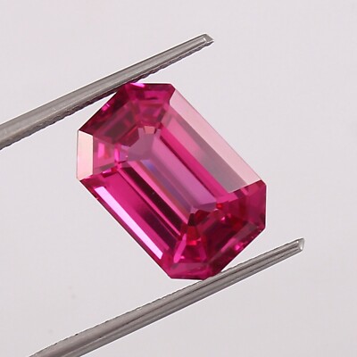 AAA Natural Wonderfull Ceylon Pink Sapphire Loose Radiant Cut Gemstone 10.00 CT