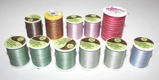 11 Spools Coats & Clark Machine Embroidery Multicolor Thread 200 Yards CA00011