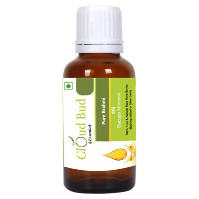 Cloud Bud Pure Brahmi Oil Bacopa Monnieri 100% Pure Natural Rare Herb Series