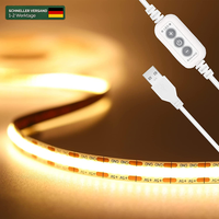 LED Streifen 5V Warmweiß 3000K 2M Dimmbar 640 Leds Flexibel FüR Zuhause DIY