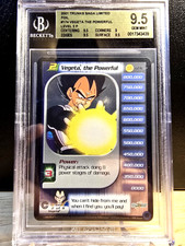 DBZ CCG DRAGON BALL Z VEGETA THE POWERFUL LV2 174 LIMITED FOIL BGS 9.5 SCORE 02