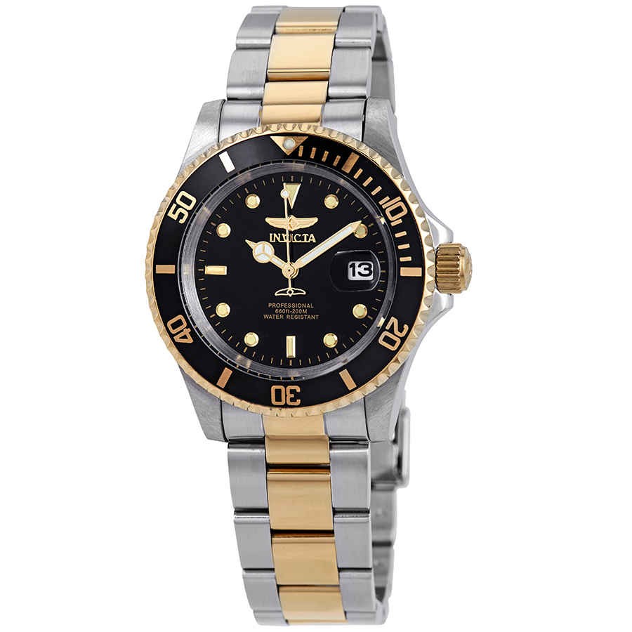 Invicta Pro Diver Two-tone Black Dial Two-tone Men's Watch 26973