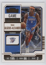 2023-24 Panini Contenders Bronze Game Ticket Shai Gilgeous-Alexander #52 5cb
