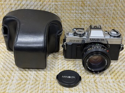 Minolta XG-M 35mm Film Camera w/ 50mm f/1.7 MD Lens- Super Clean & Tested !