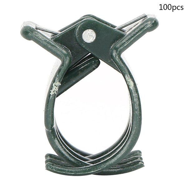 100Pcs Garten Pflanze Clip Kunststoff Pflanzen UnterstüTzung Fixierung Clips E-image