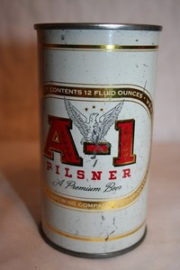 A-1 PILSNER Beer 12 oz. 1950's flat top - Phoenix, Arizona