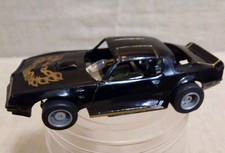 Tyco Pontiac Firebird Trans Am Black  Gold Racing Slot Car Toy Made In HK