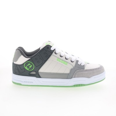 Globe Tilt GBTILT Mens Gray Leather Skate Inspired Sneakers Shoes