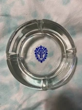 Vintage 5-Star Plaza Hotel NYC Clear Glass Ashtray Trinket Dish Rare