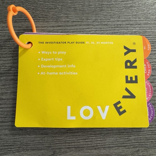 Lovevery Play Guide, The Investigator Play Guide 31 ,32, 33 Months