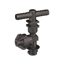 Diaphragm Check Valve Quick Nozzle Body Elbow Double Hose Barb For 3/4" ID Hose