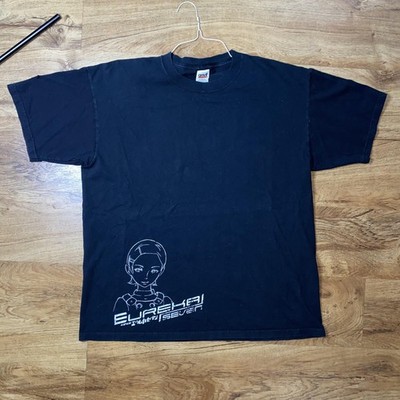 Eureka Seven Shirt Mens XL Black Anime Graphic Bones Bandai TV Cartoon 2000s VTG