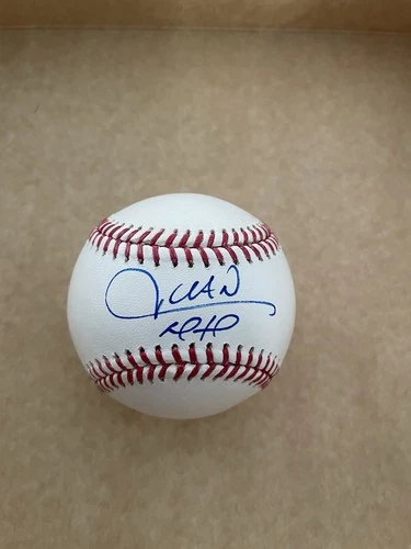 JUAN SOTO SIGNED GAME BASEBALL NEW YORK METS AUTO MLB JSA COA
