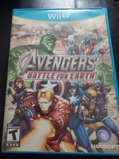 Marvel Avengers: Battle for Earth (Nintendo Wii U, 2012) Complete With Manual