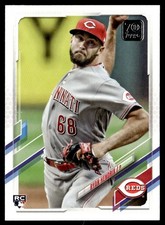 2021 Topps Update Ryan Hendrix Rookie Cincinnati Reds #US37