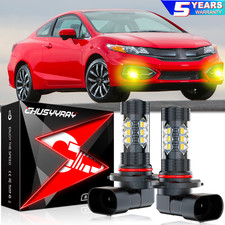 Led Fogdriving Light Bulbs Kit 9145 9140 9005 H10 High Power Bright Yellow