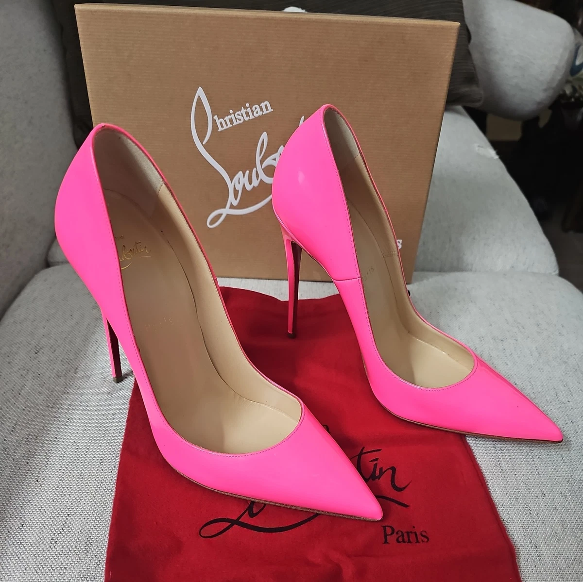 Christian Louboutin So Kate Patent Leather Heels for Women for
