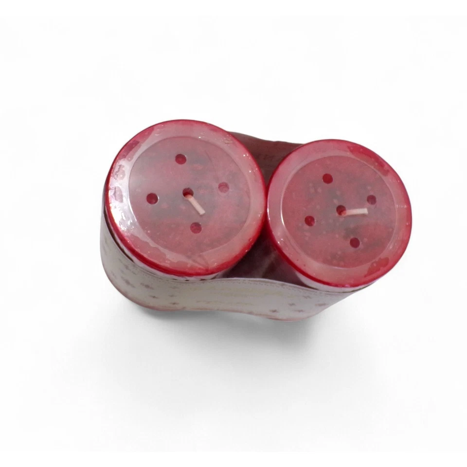 Paquete de velas de pilar de arándano Paper White Candle Co. de (2) 4" perfumadas Foto 4 de 4