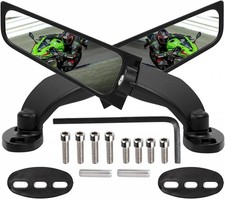 Motorcycle Mirrors Rearview Stealth Mirrors for 2025 Ninja 500 400 650 30
