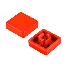 uxcell 20pcs Tactile Push Button Switch Caps 12x12mm for 12x12, Red