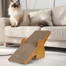 Cat Scratcher Board Cat Tree Tower Scratching Post Kitten Seesaw Activity Centre