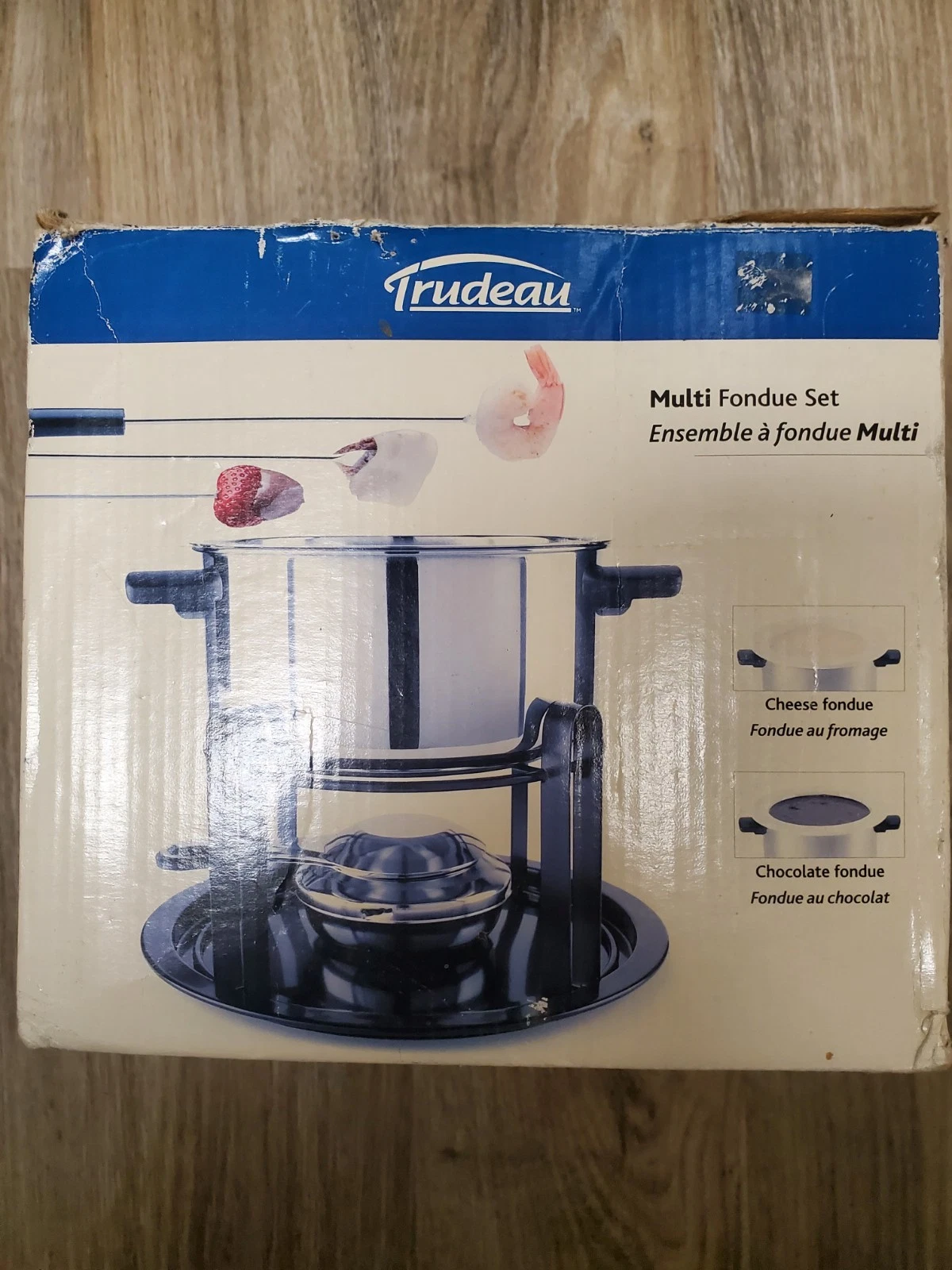 Stainless Steel Fondue Set - 12 piece, never used