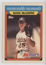 1988 Topps Kmart Memorable Moments Mark McGwire #16