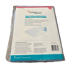 2 Cardinal Health Essentials 36”x54”Reusable Underpad Bed Pads Washable
