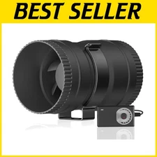 Quiet 3 Inch Exhaust Fan with Variable Speed Controller