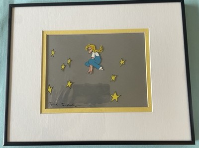 Art cartoon of man in forest, by animator Paul Fierlinger